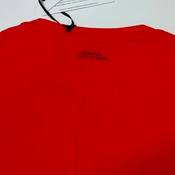 Versace Collection Foil-Print Graphic T-Shirt - Picture 5 of 6